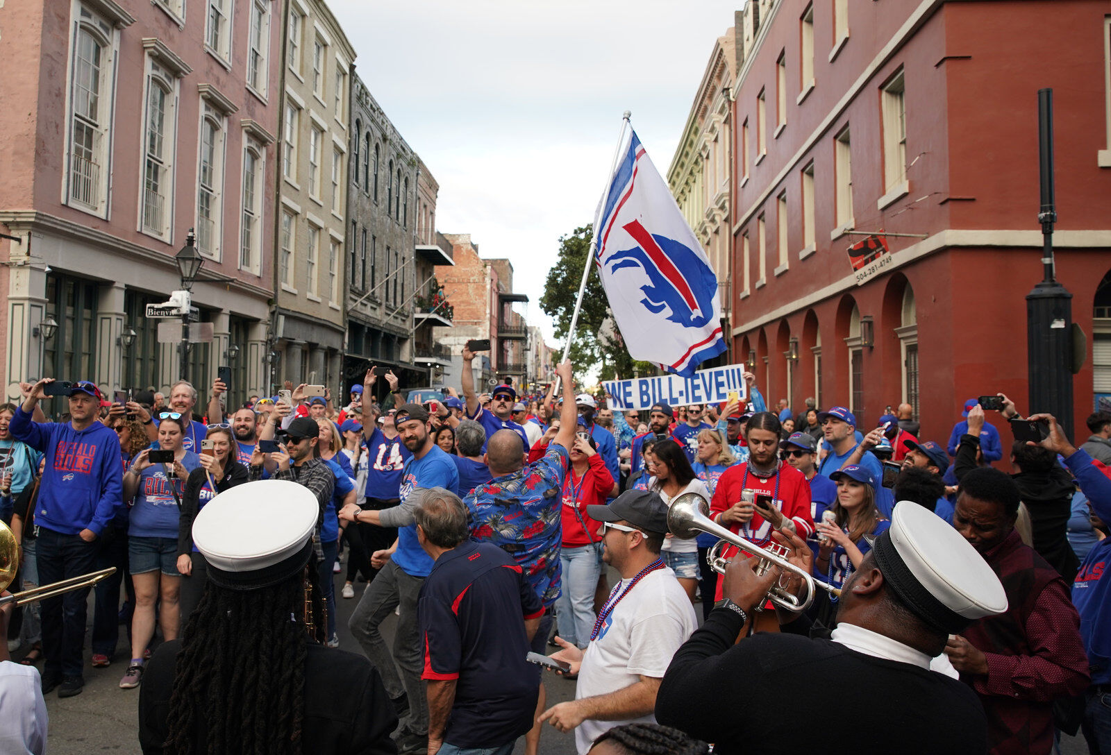 Buffalo Bills packers of NOLA Takeover Parade